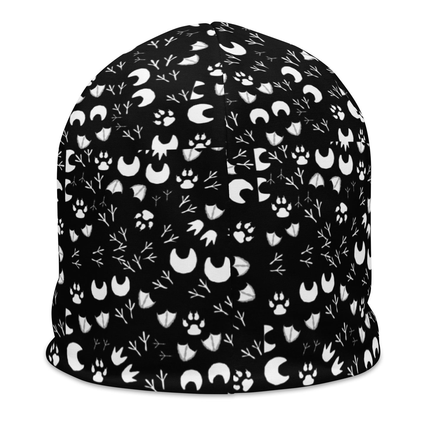 Animal Tracks All-Over Print Beanie