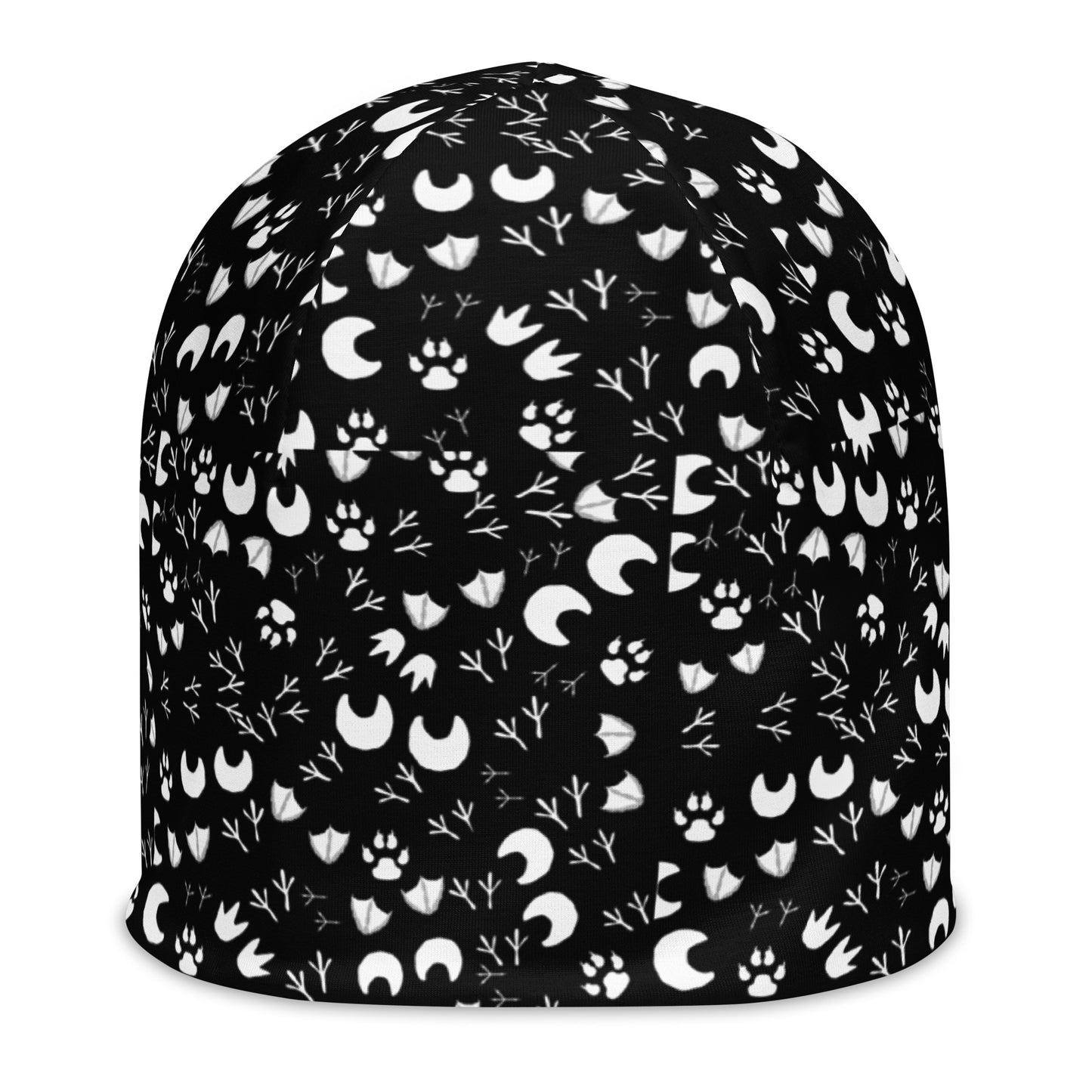 Animal Tracks All-Over Print Beanie