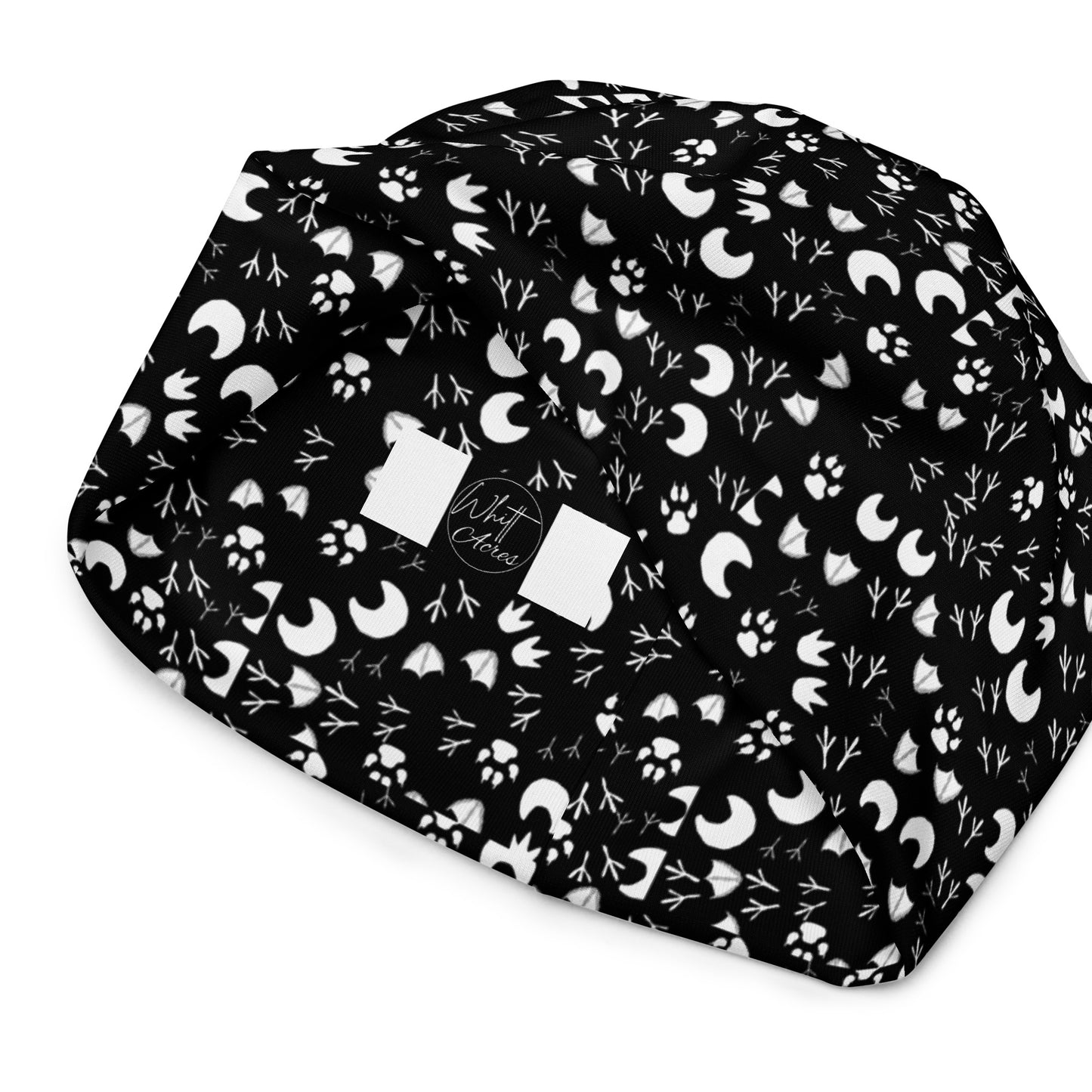 Animal Tracks All-Over Print Beanie