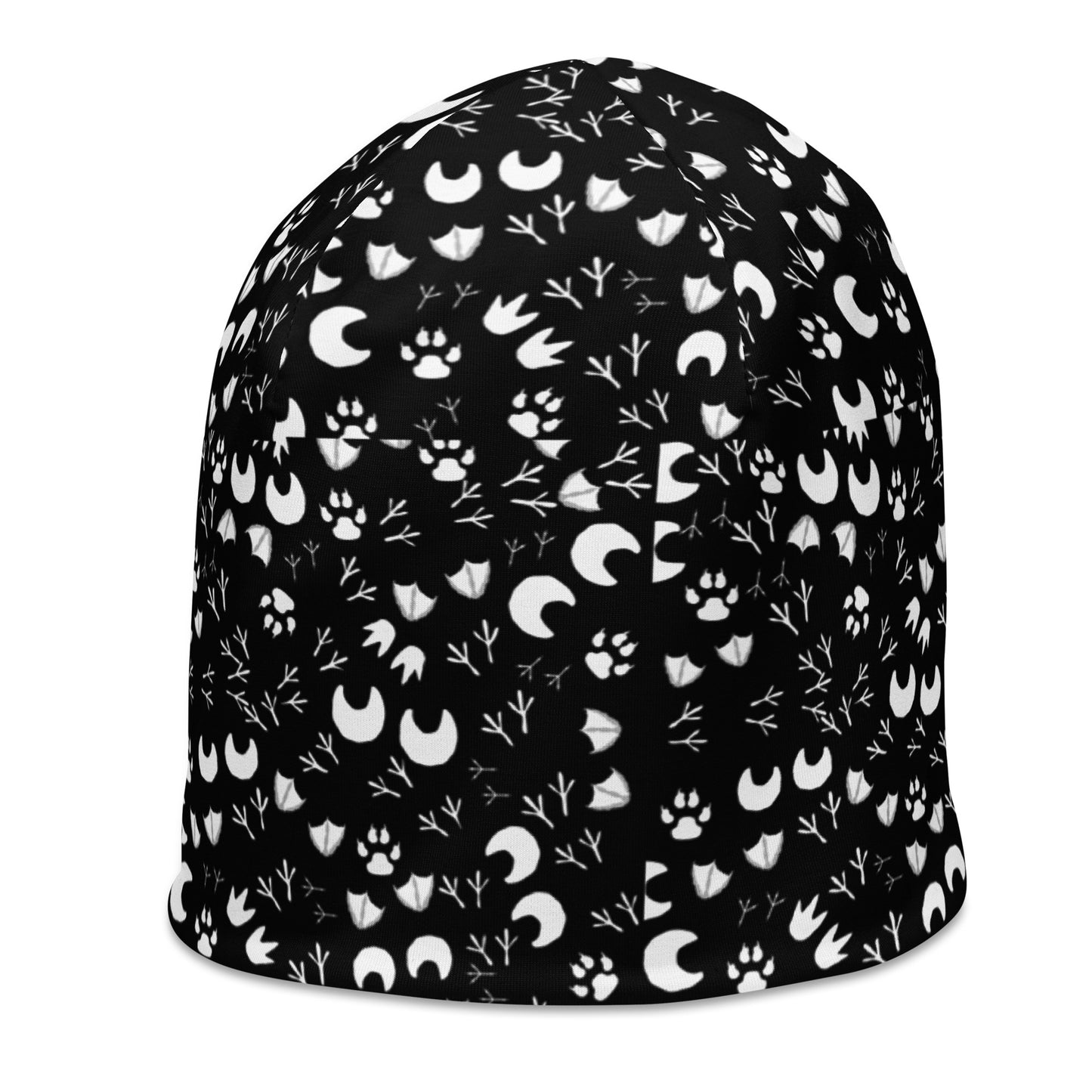 Animal Tracks All-Over Print Beanie