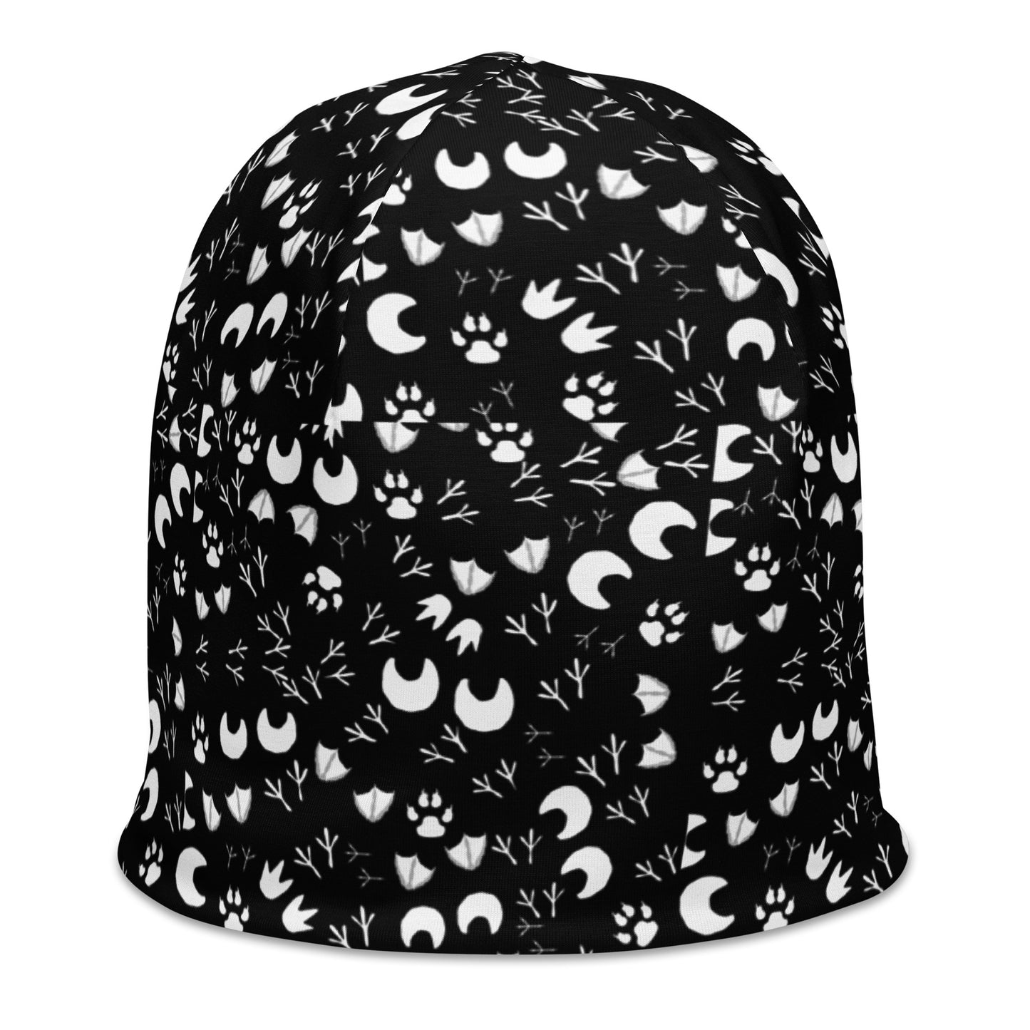 Animal Tracks All-Over Print Beanie