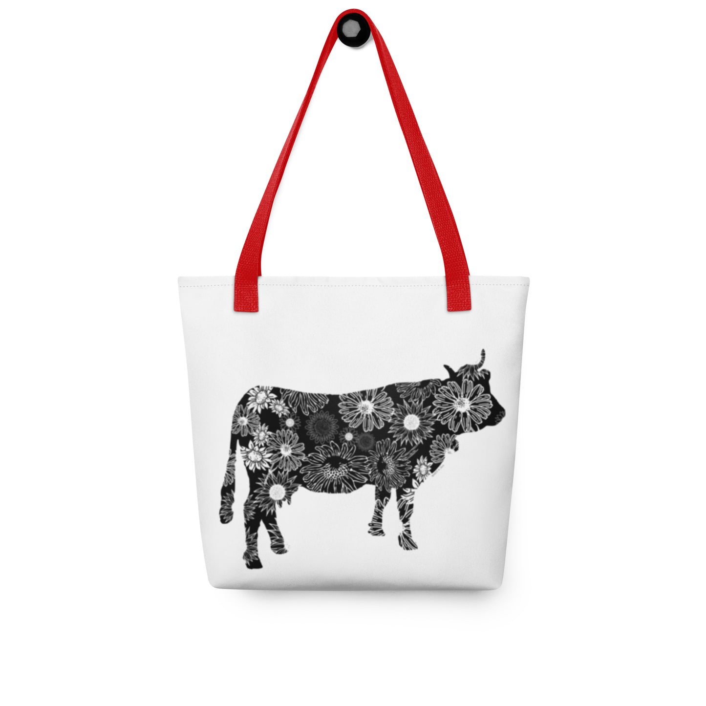 Cow Sunflowers Tote bag