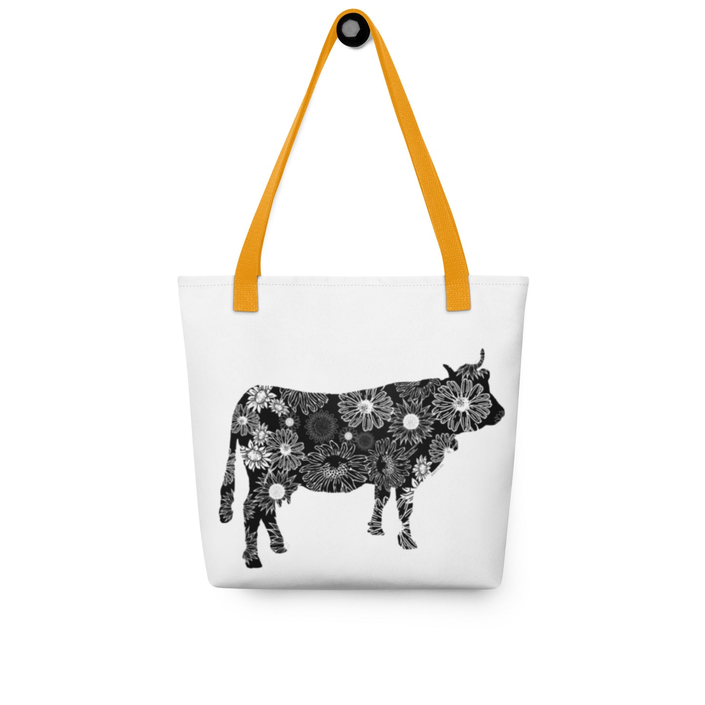 Cow Sunflowers Tote bag