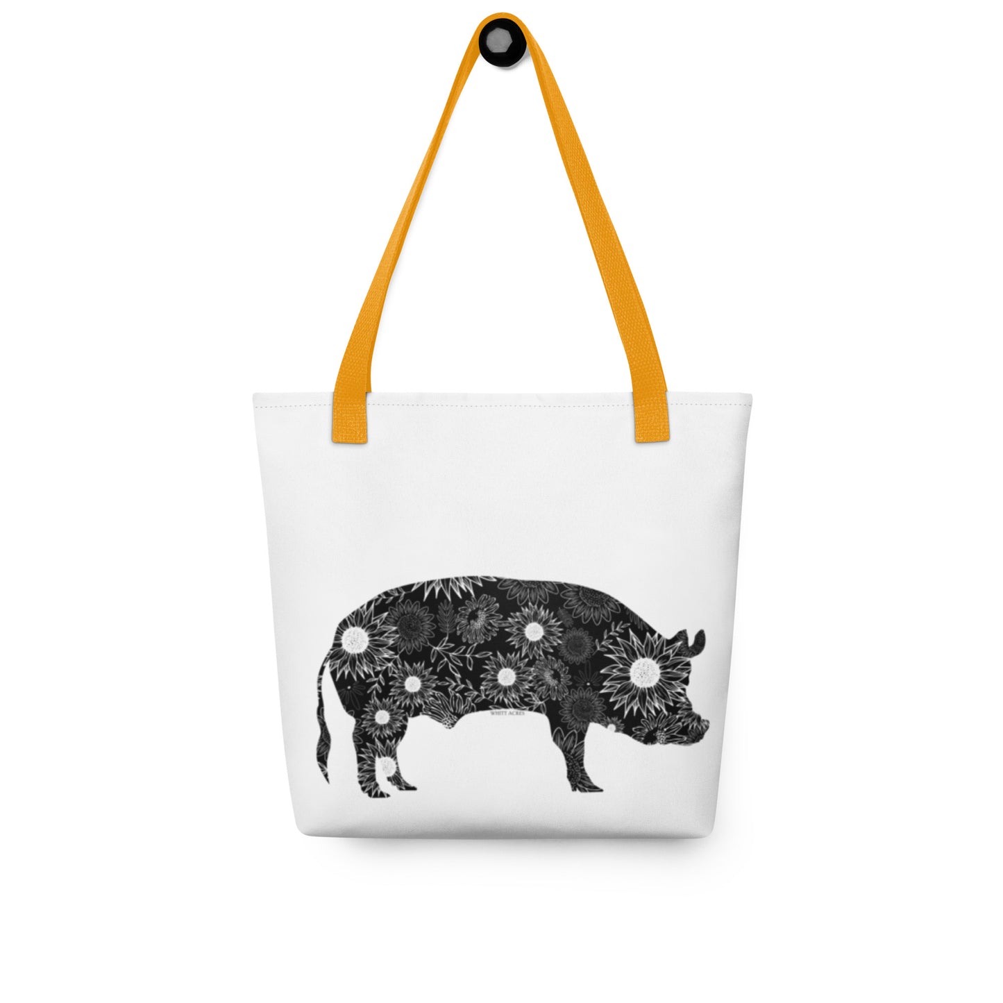 Pig Sunflowers Tote bag