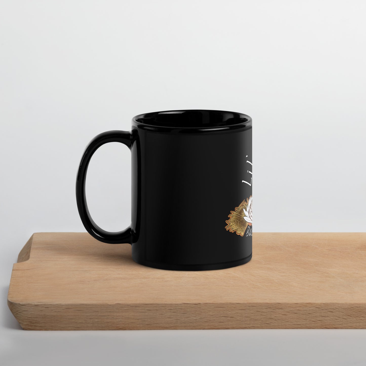 Broody & Moody Black Glossy Mug