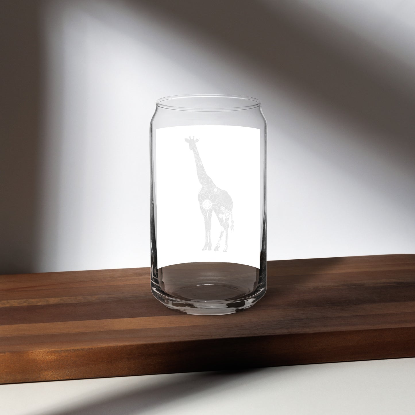 Giraffe Can-shaped glass