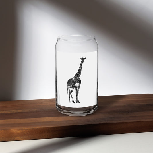 Giraffe Can-shaped glass