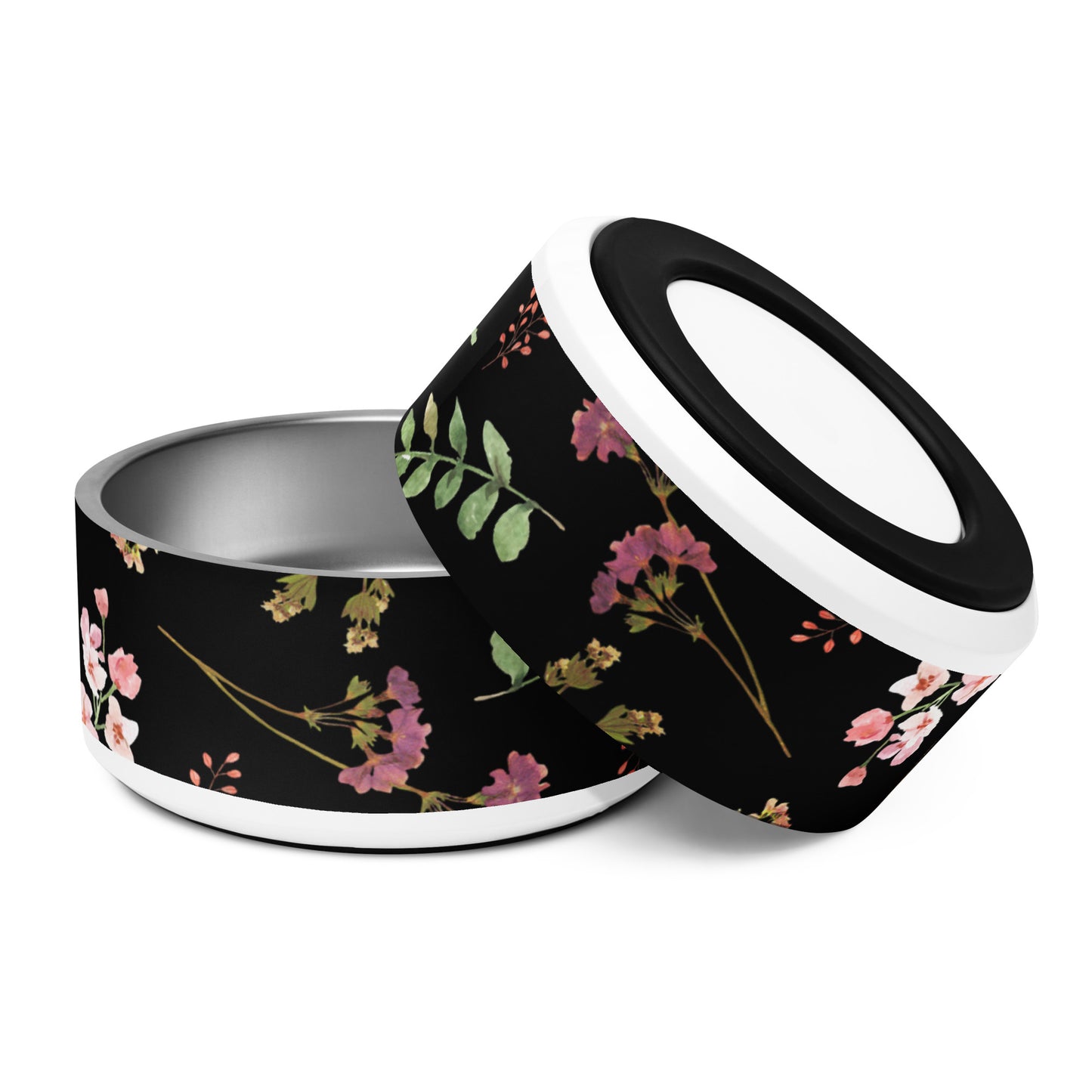 Vintage Flowers Pet bowl