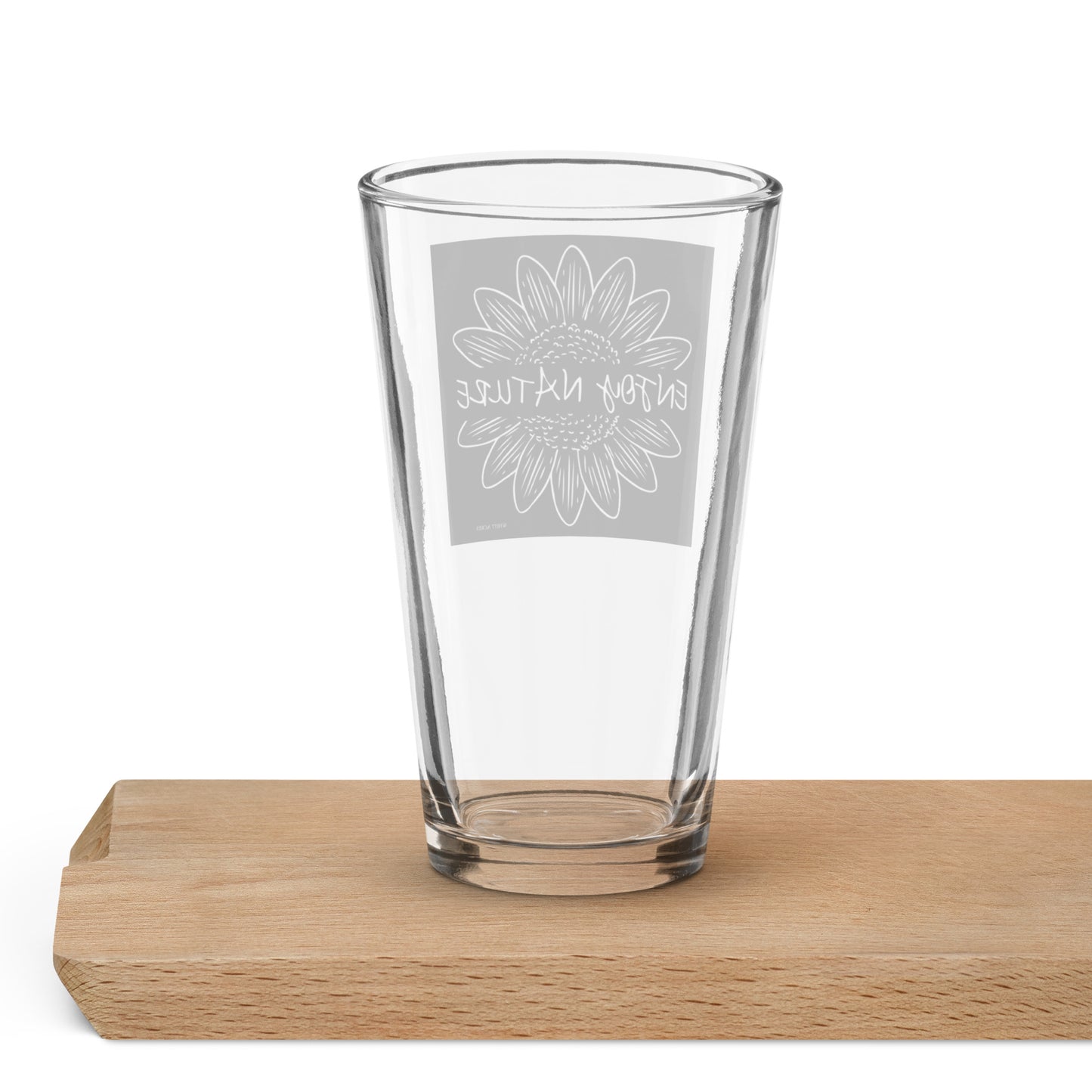 Enjoy Nature Shaker pint glass