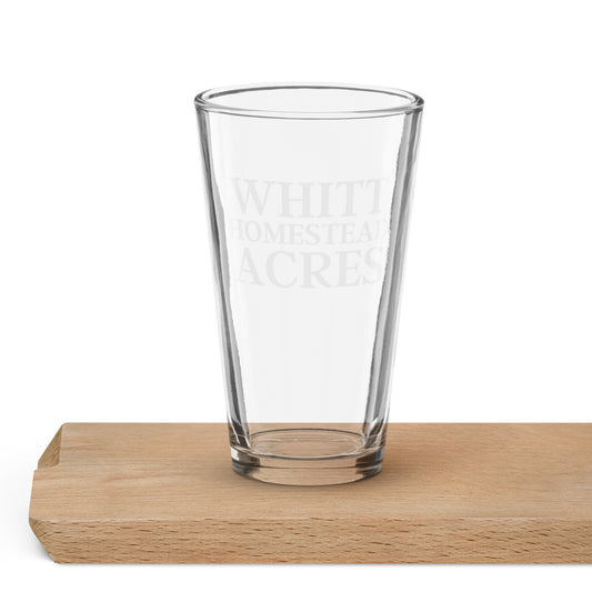 Homestead Shaker pint glass