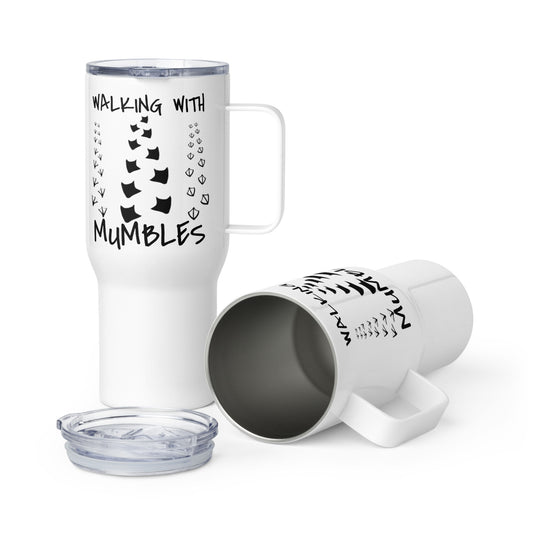 Walking With Mumbles Travel mug with a handle