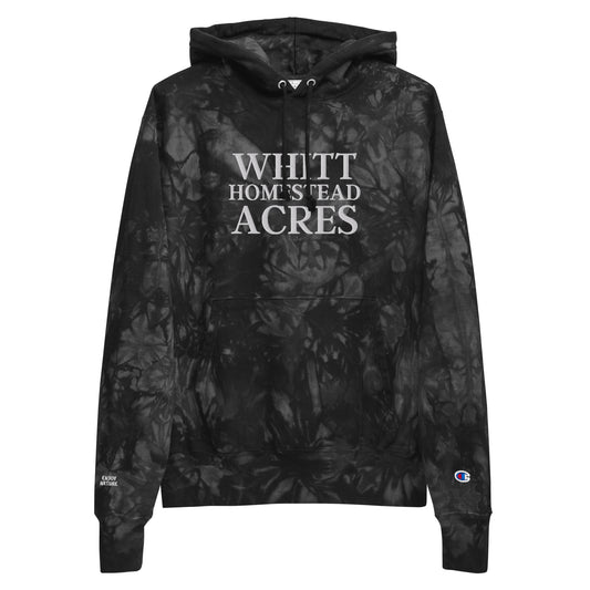 Whitt Acres Homestead Unisex Champion tie-dye hoodie