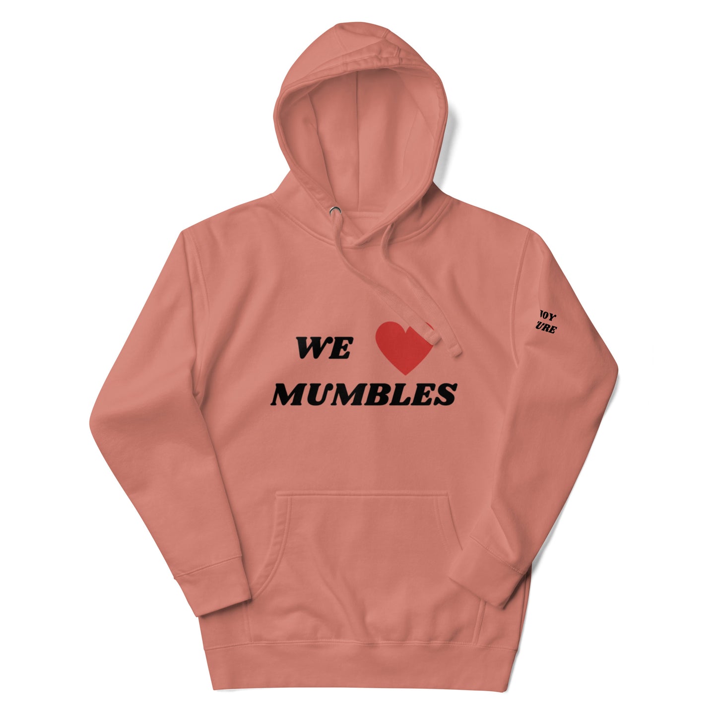 We Heart Mumbles White Unisex Hoodie