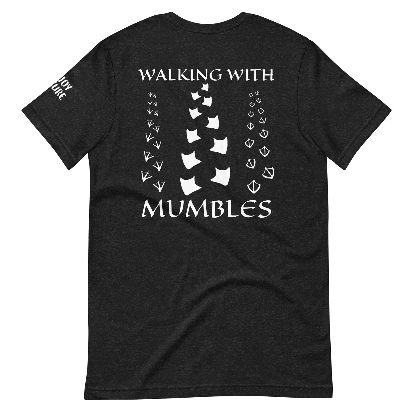 Walking with Mumbles Unisex t-shirt