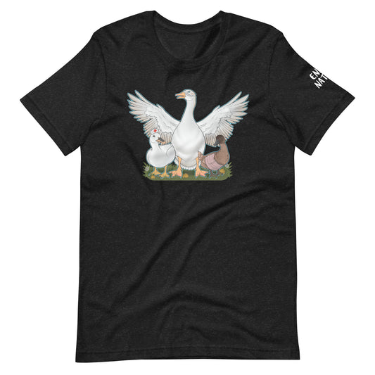 Walking with Mumbles Unisex t-shirt