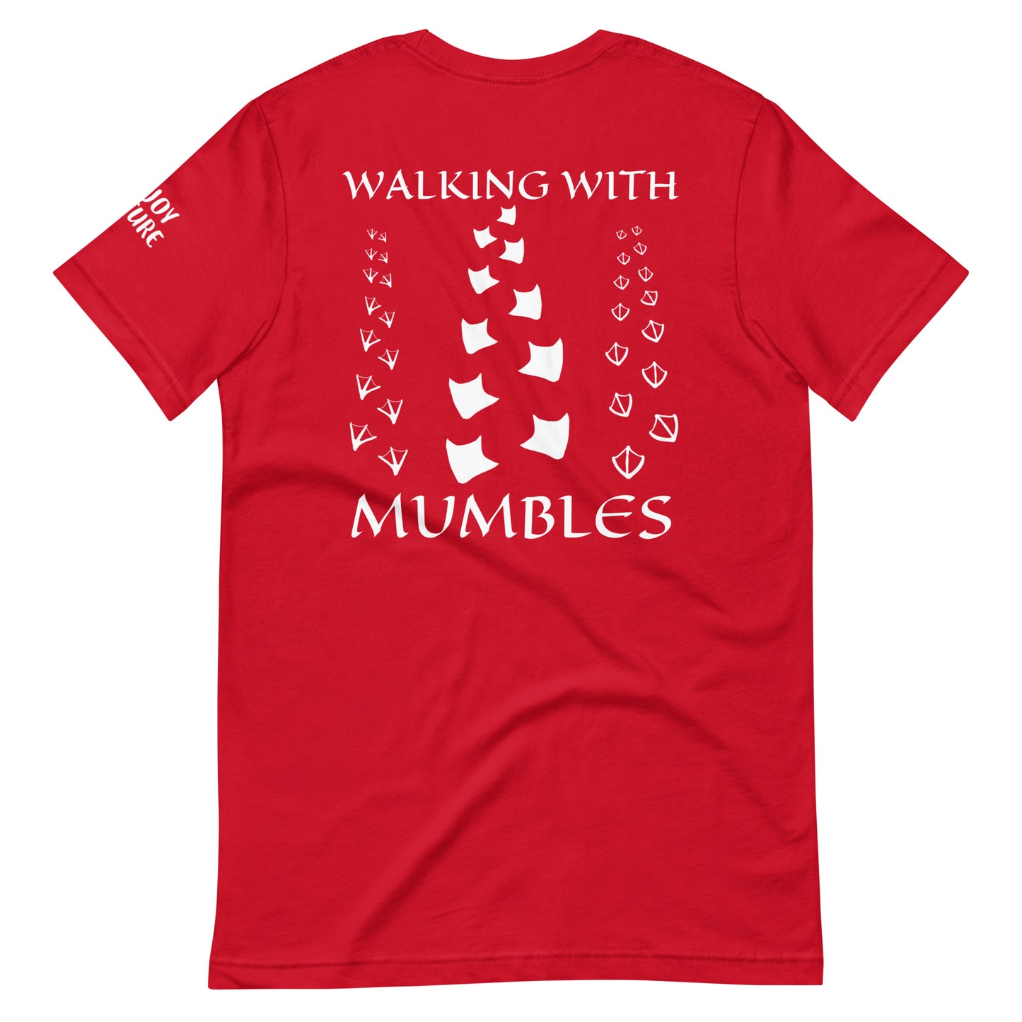 Walking with Mumbles Unisex t-shirt