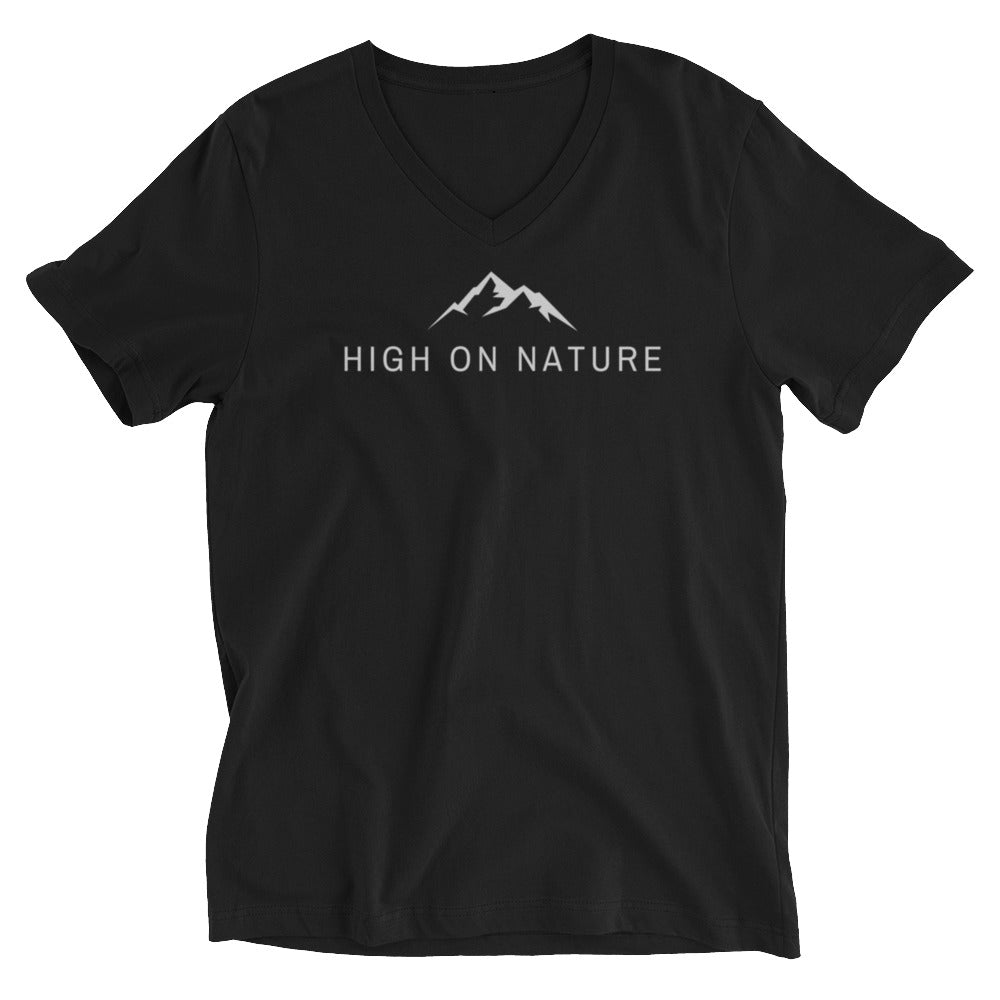 High on Nature Unisex Short Sleeve V-Neck T-Shirt