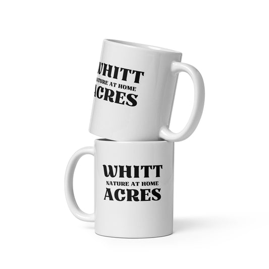 Whitt Acres NAH White glossy mug