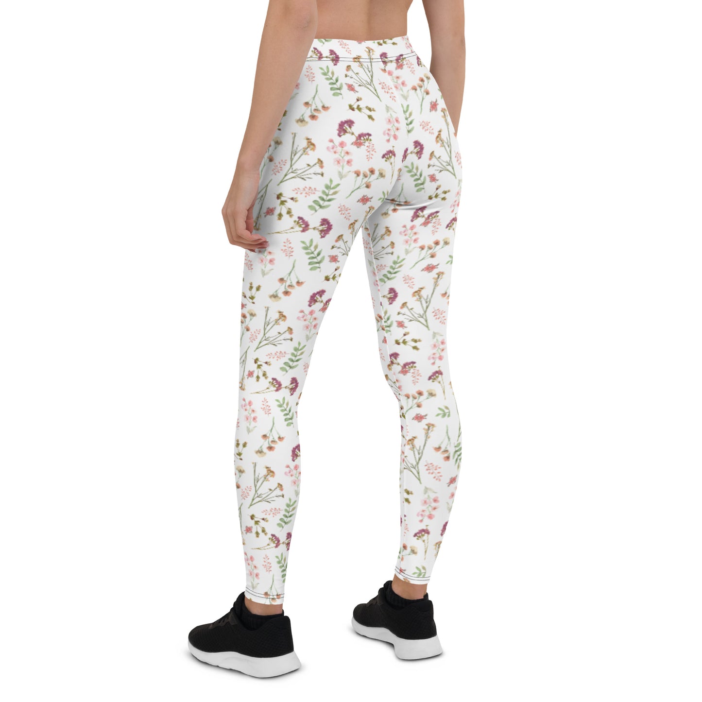 Vintage Floral Pattern Leggings