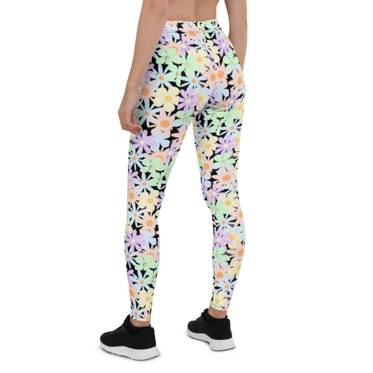 Flower Power Pattern Leggings