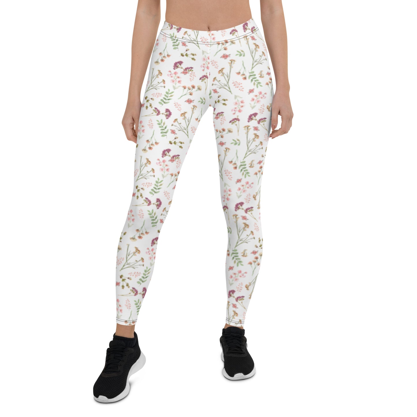 Vintage Floral Pattern Leggings