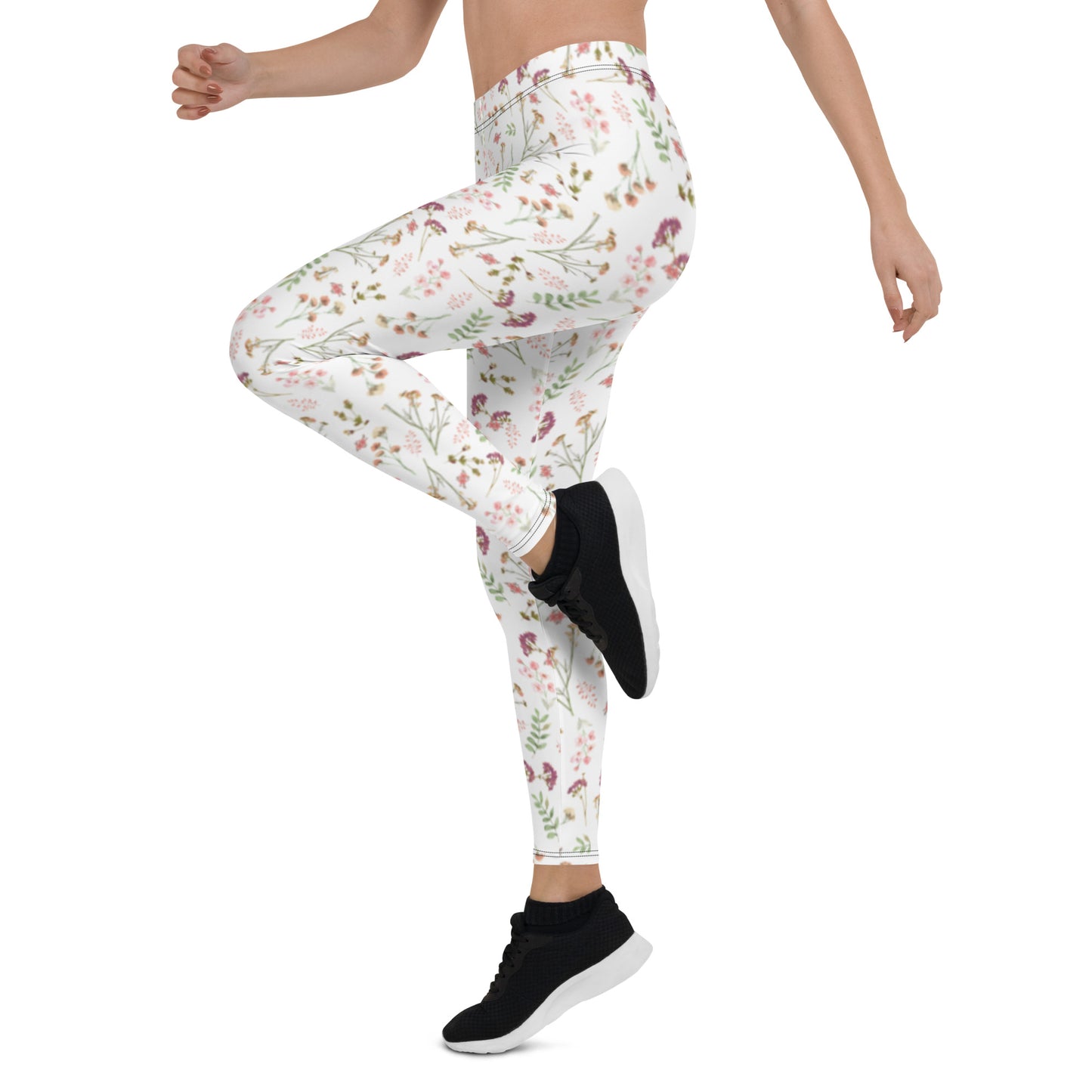 Vintage Floral Pattern Leggings