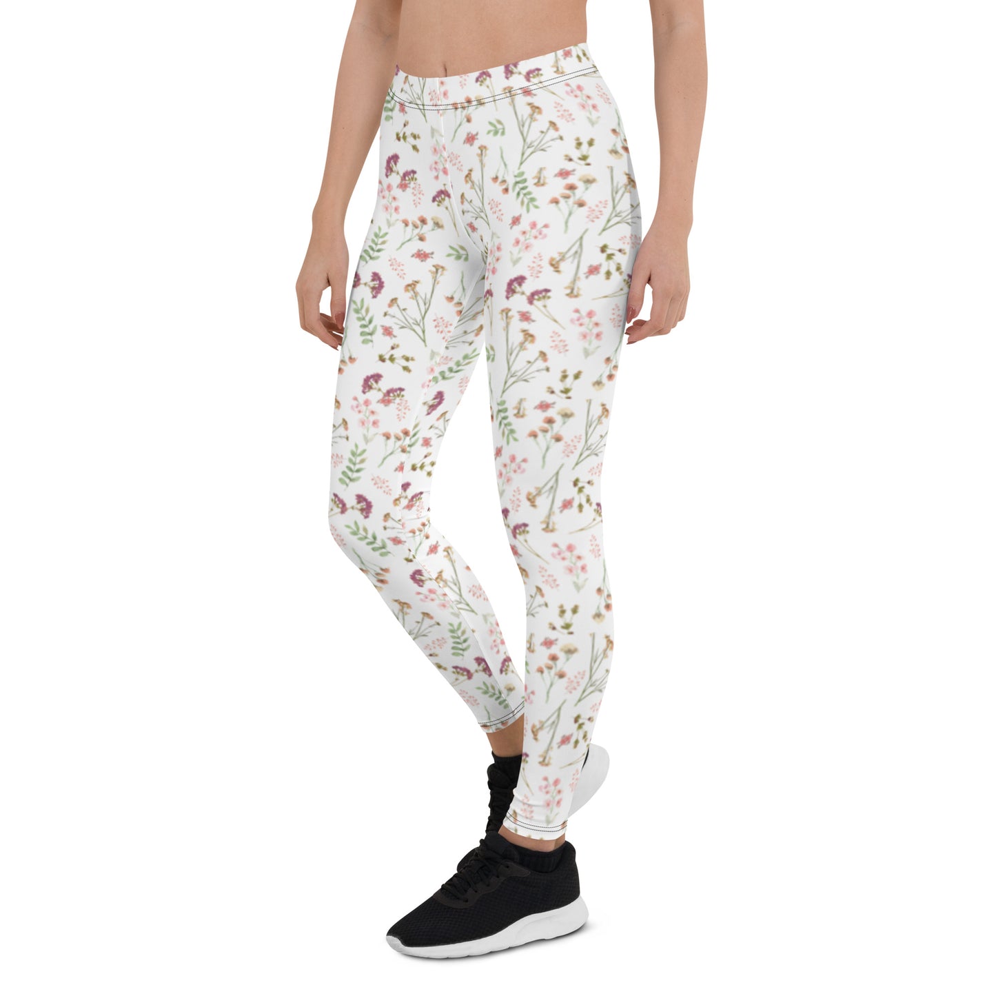 Vintage Floral Pattern Leggings