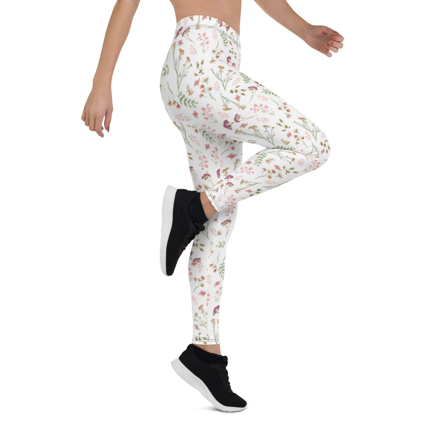 Vintage Floral Pattern Leggings