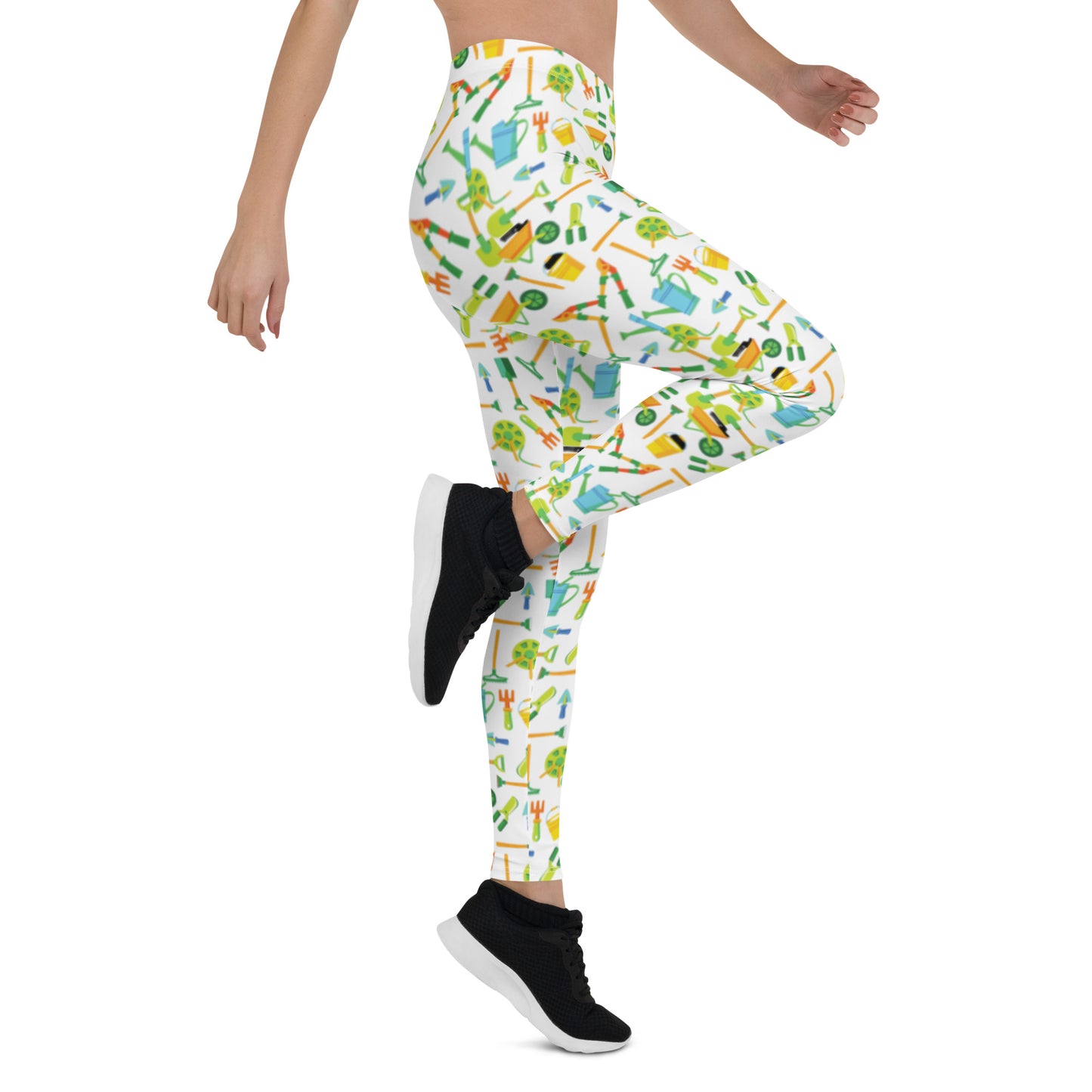 Garden Tools Of The Trade Pattern Leggings