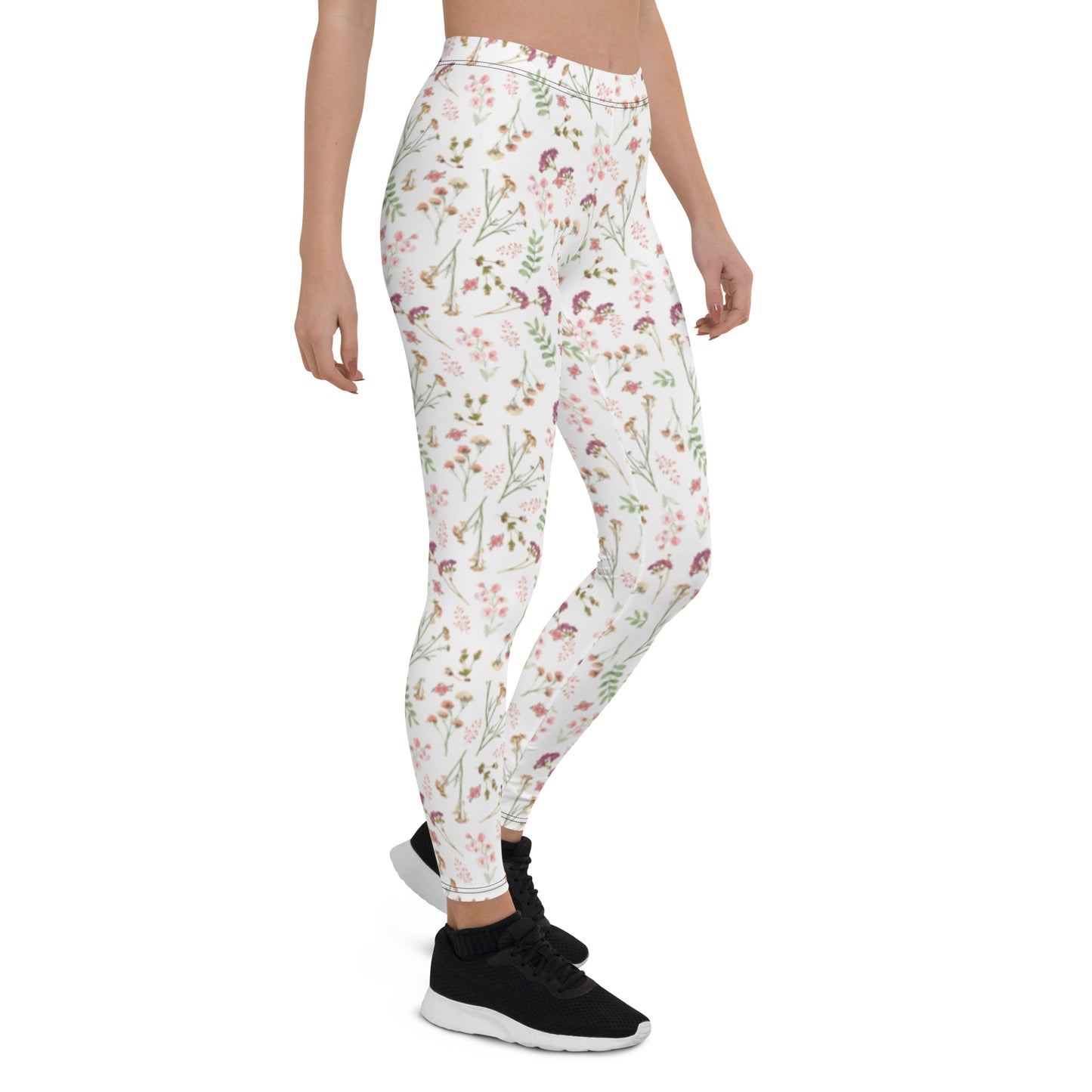 Vintage Floral Pattern Leggings