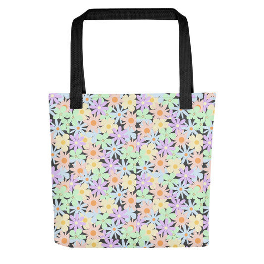 Colorful Flowers Tote bag