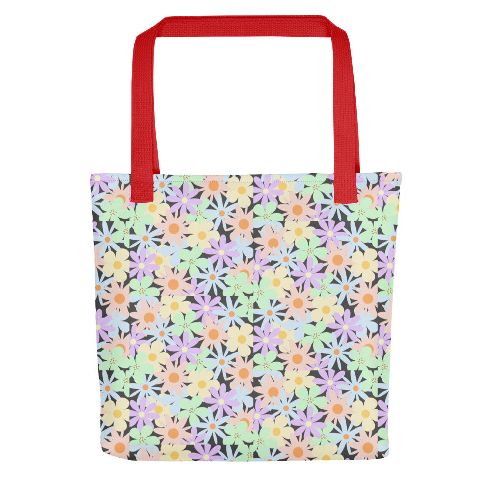 Colorful Flowers Tote bag