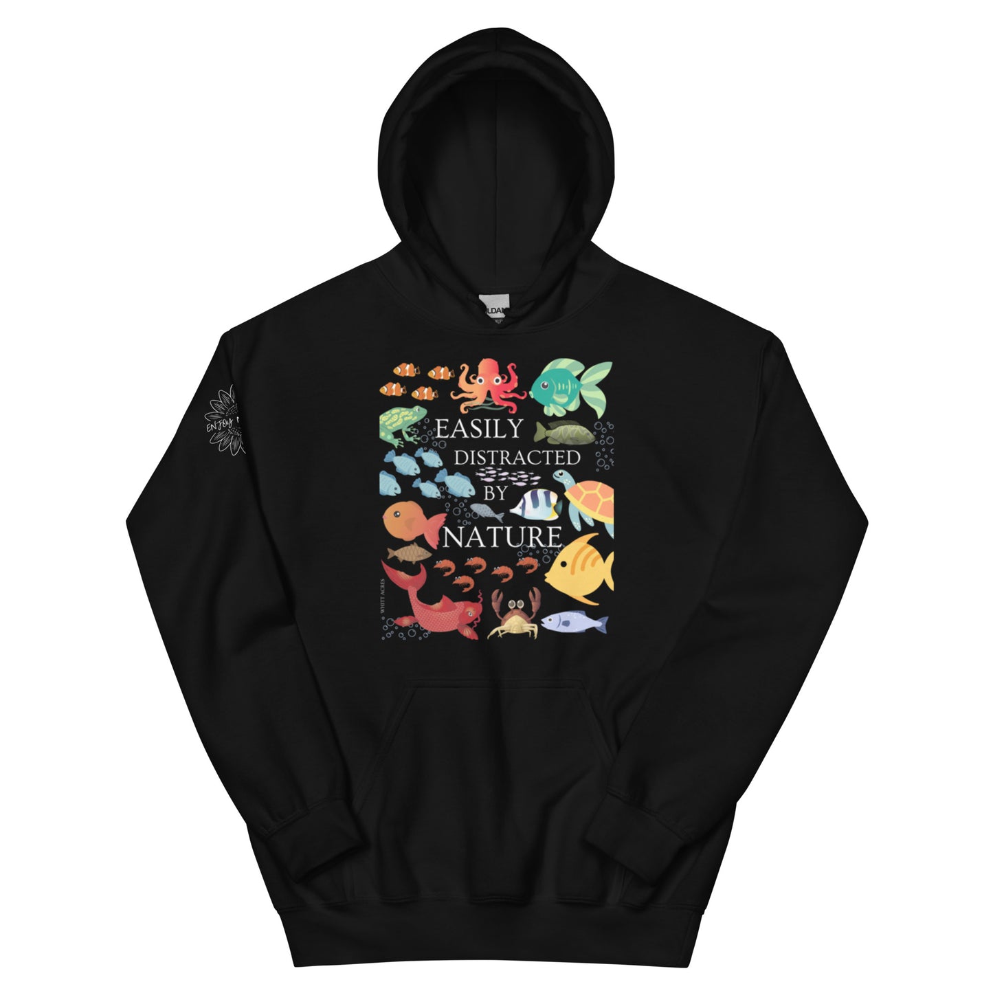 Sea Creatures Distracted Unisex Hoodie