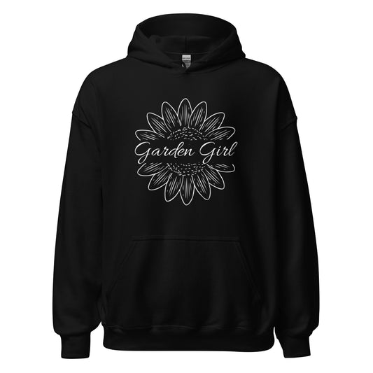 Garden Girl Sunflower Unisex Hoodie