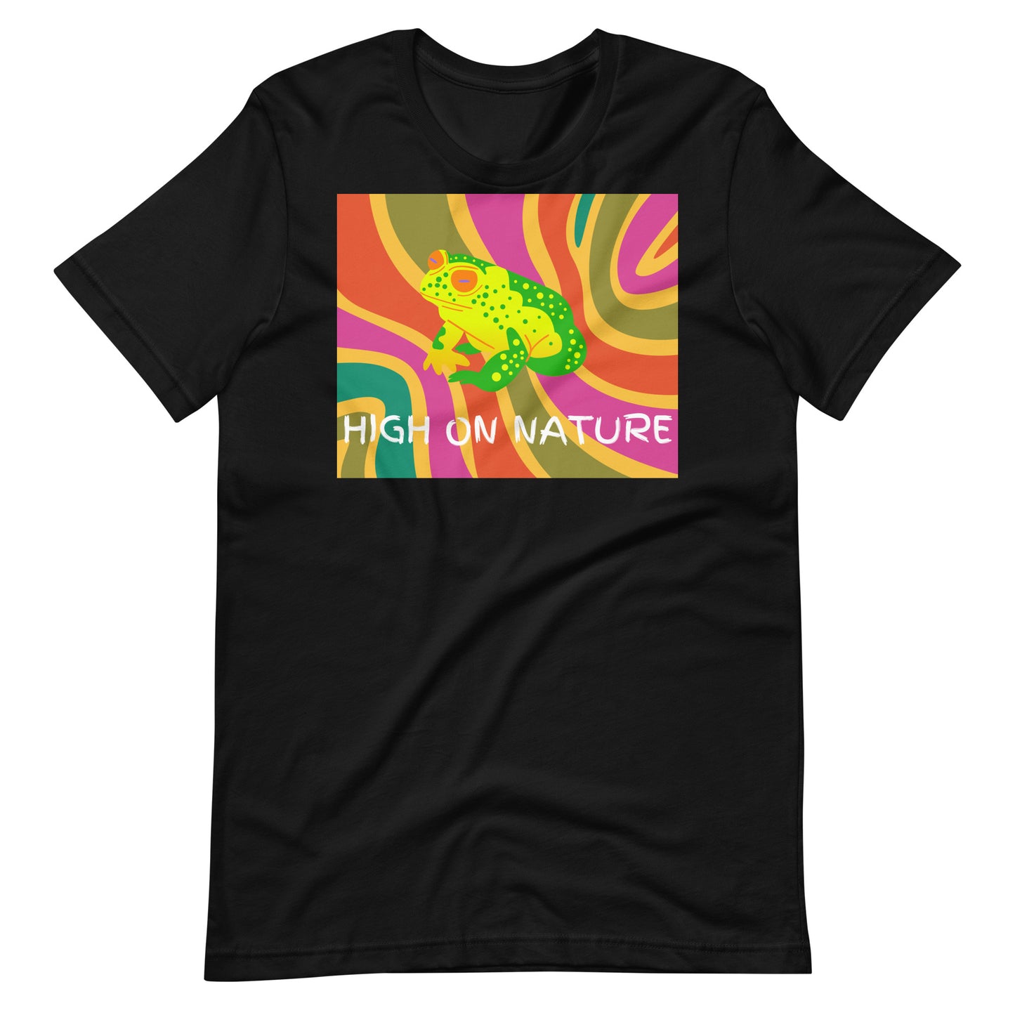 High On Nature Trippy Toad Unisex t-shirt