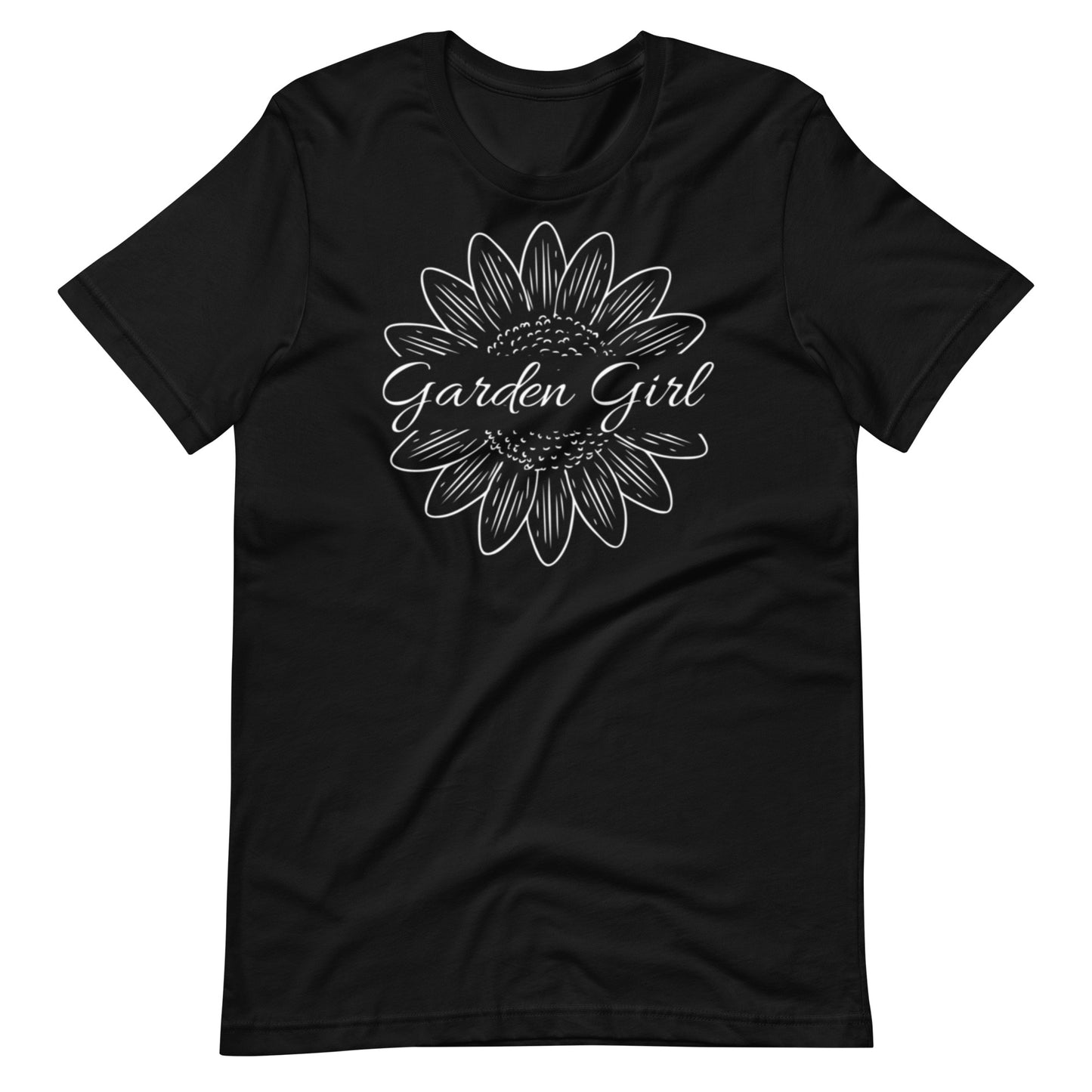 Garden Girl Sunflower Unisex t-shirt