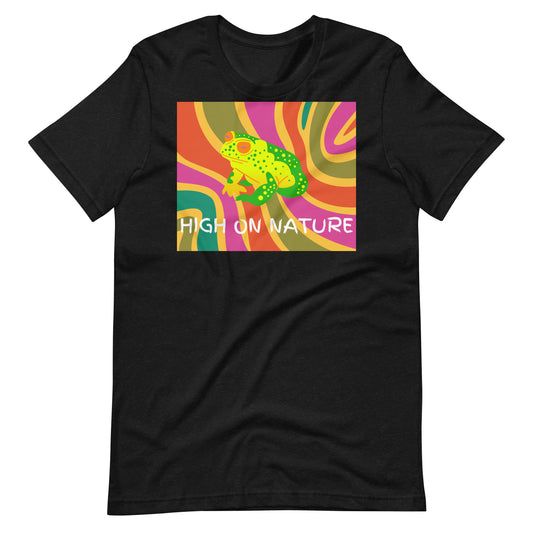 High On Nature Trippy Toad Unisex t-shirt