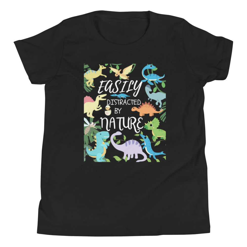 Dinosaurs Distracted Youth Short Sleeve T-Shirt