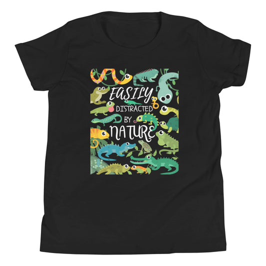 Reptiles Distracted Youth Short Sleeve T-Shirt